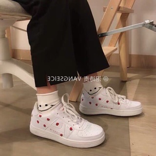(ORDER) Giày air nữ in hình dâu