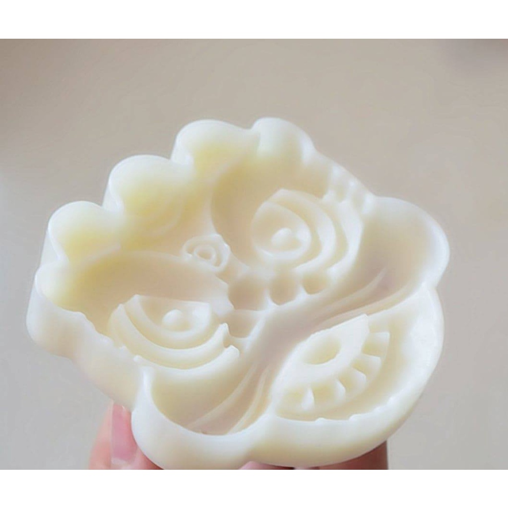 Khuôn Trung Thu Lò Xo Hình Đầu Lân 150 gram