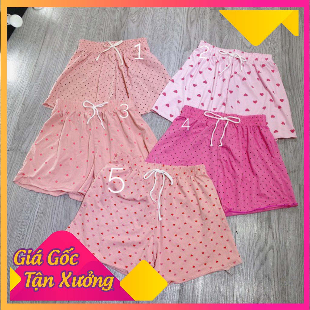 [VIDEO THẬT] Quần đùi nữ thái lan ống rộng chấm bi mặc nhà FREE SIZE DƯỚI 70KG - Quần sooc nữ bánh bèo SABI SHOP | BigBuy360 - bigbuy360.vn