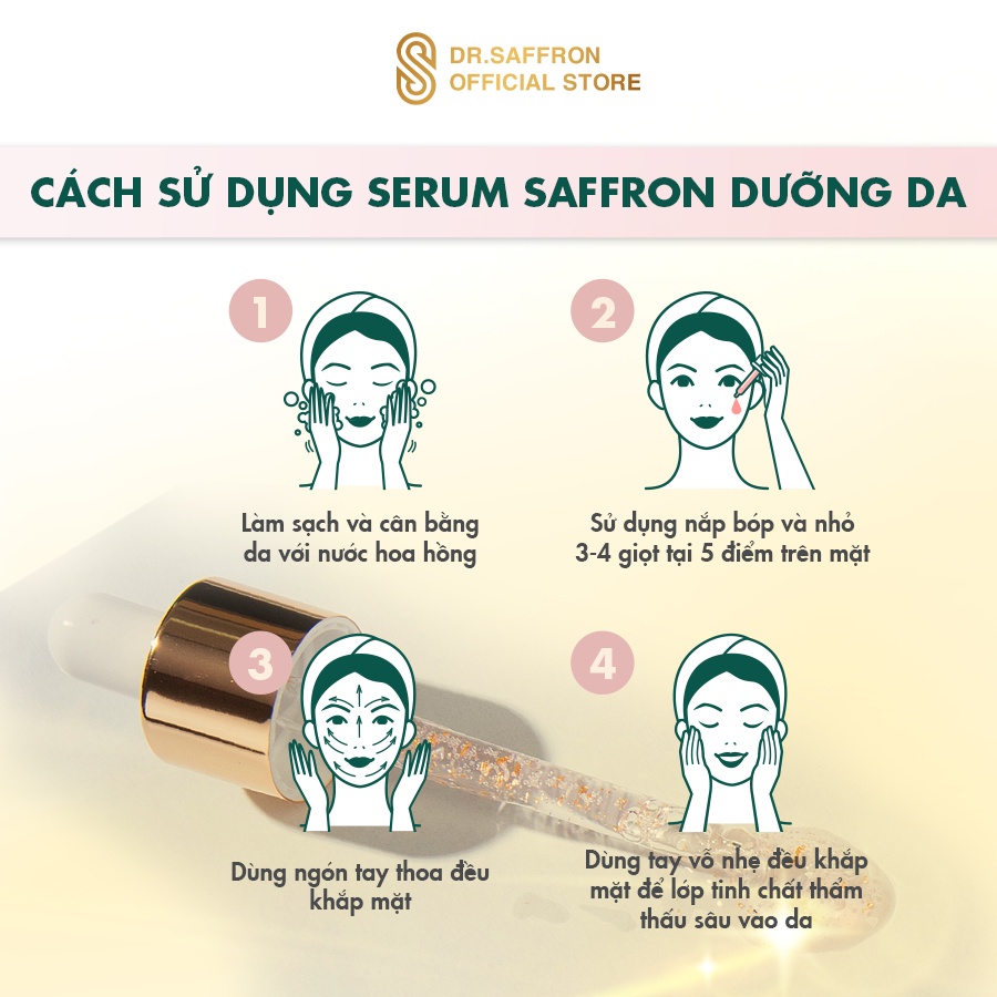 Serum dưỡng trắng da thương hiệu Dr.Saffron lọ 30ml