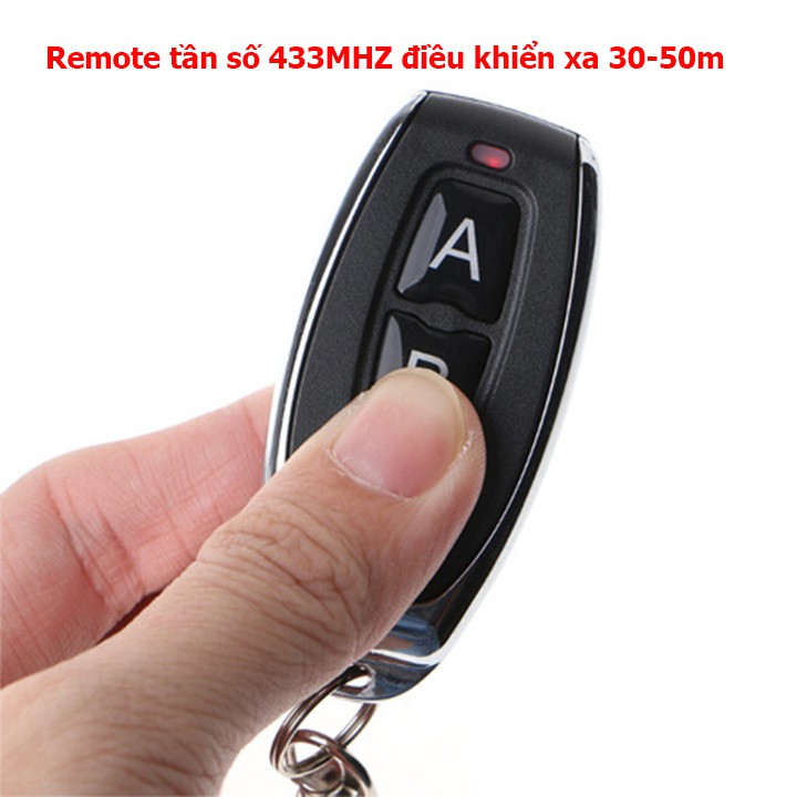 Bộ mạch công tắc điều khiển từ xa 12V/10A 2 remote