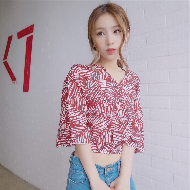 [SẴN] Áo kiểu, áo sơ mi nữ tay lỡ Ulzzang Quảng Châu ASC8