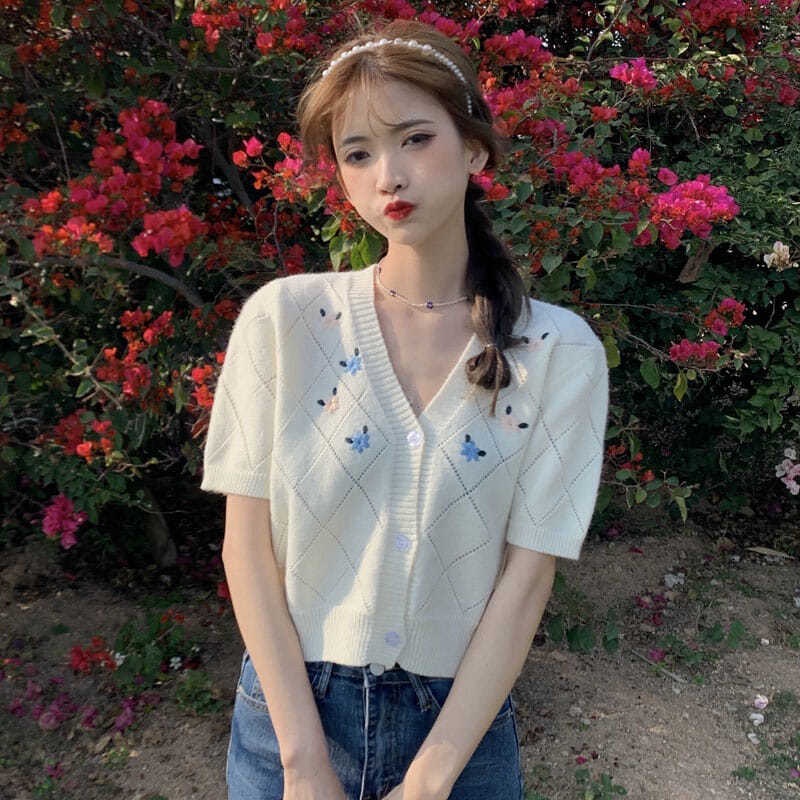 Áo Thun Ngắn Tay Đan Len Cho Nữ JL-TX-288