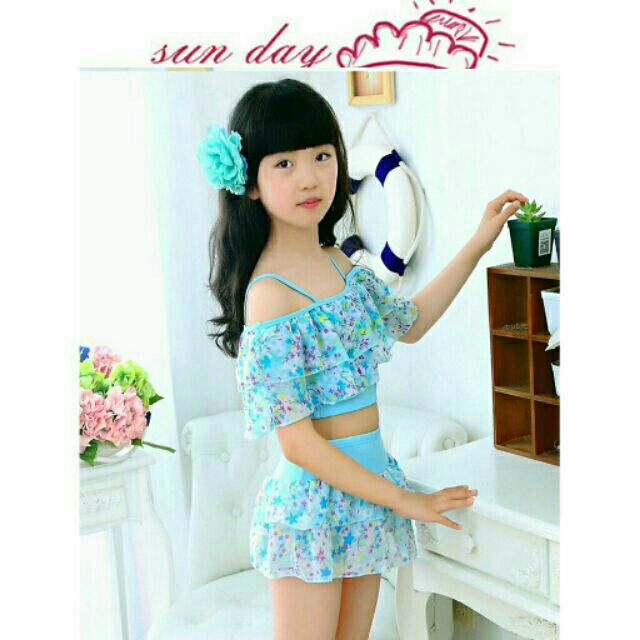 (Có sẵn) Bikini đồ bơi đi biển Áo tắm trẻ em hai mảnh | BigBuy360 - bigbuy360.vn