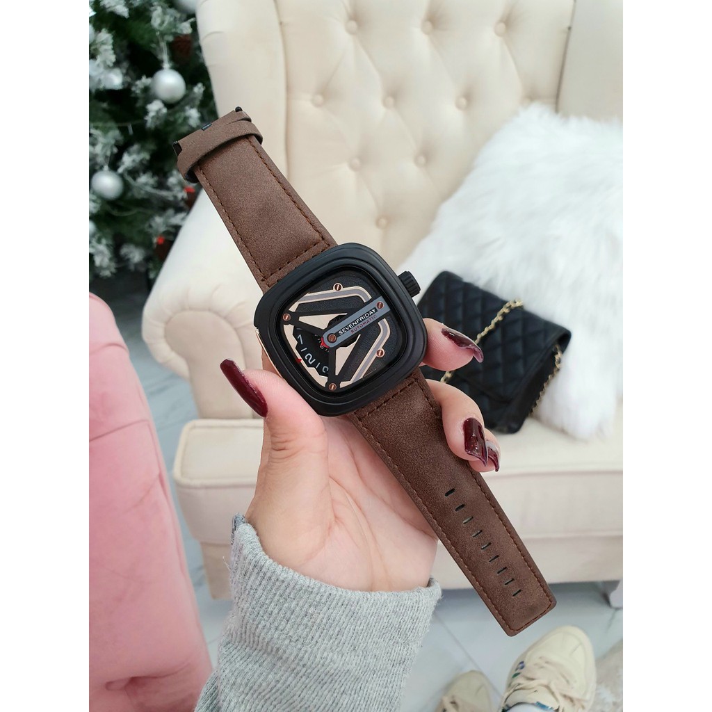 [Mã FAMAYFA2 giảm 10K đơn 50K] Đồng hồ Nam seven friday dây da, bảo hành 12 tháng - Seven friday nam | BigBuy360 - bigbuy360.vn