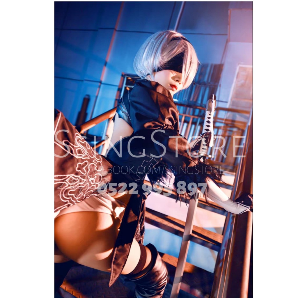 Set COSPLAY hóa trang thành nữ nhân vật 2B sexy trong game