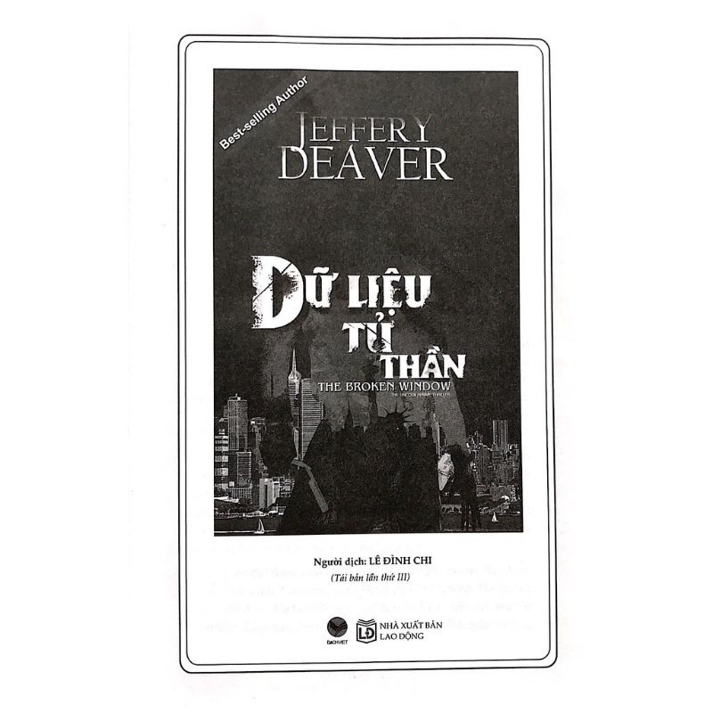 Sách - Dữ Liệu Tử Thần - Jeffery Deaver - Bách Việt