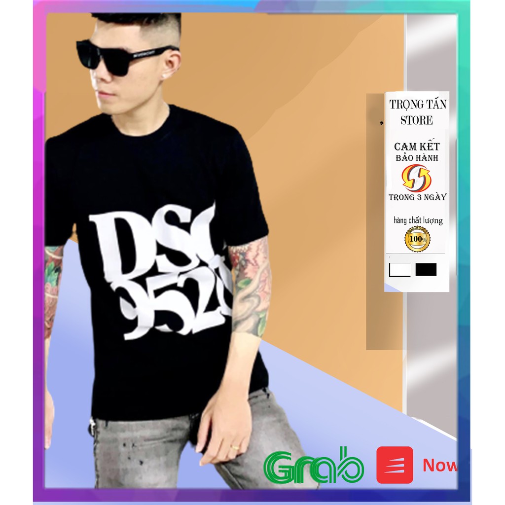 Áo Phong Nam, Áo Thun Nam Ngăn Tay Lỡ Có Cổ Thời Trang Cao Cấp in Hoa Tiết AC87 - TrongTanFashion