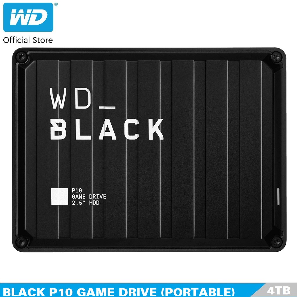 Ổ cứng di động Western Digital WD BLACK P10 Game Drive 2.5" USB 3.2 4TB - WDBA3A0040BBK