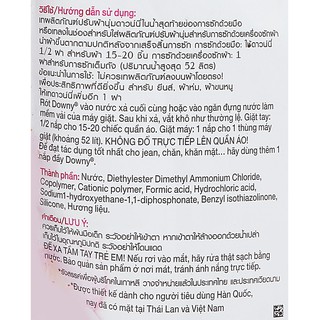 nước xả vải downy sakura túi