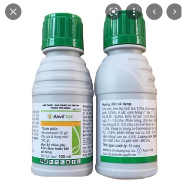 Thuốc trừ bệnh Anvil 5SC chính hãng Syngenta  ,Dung tích: 100ml
