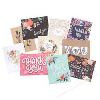 Thiệp mời Sinh nhật, Thiệp cảm ơn