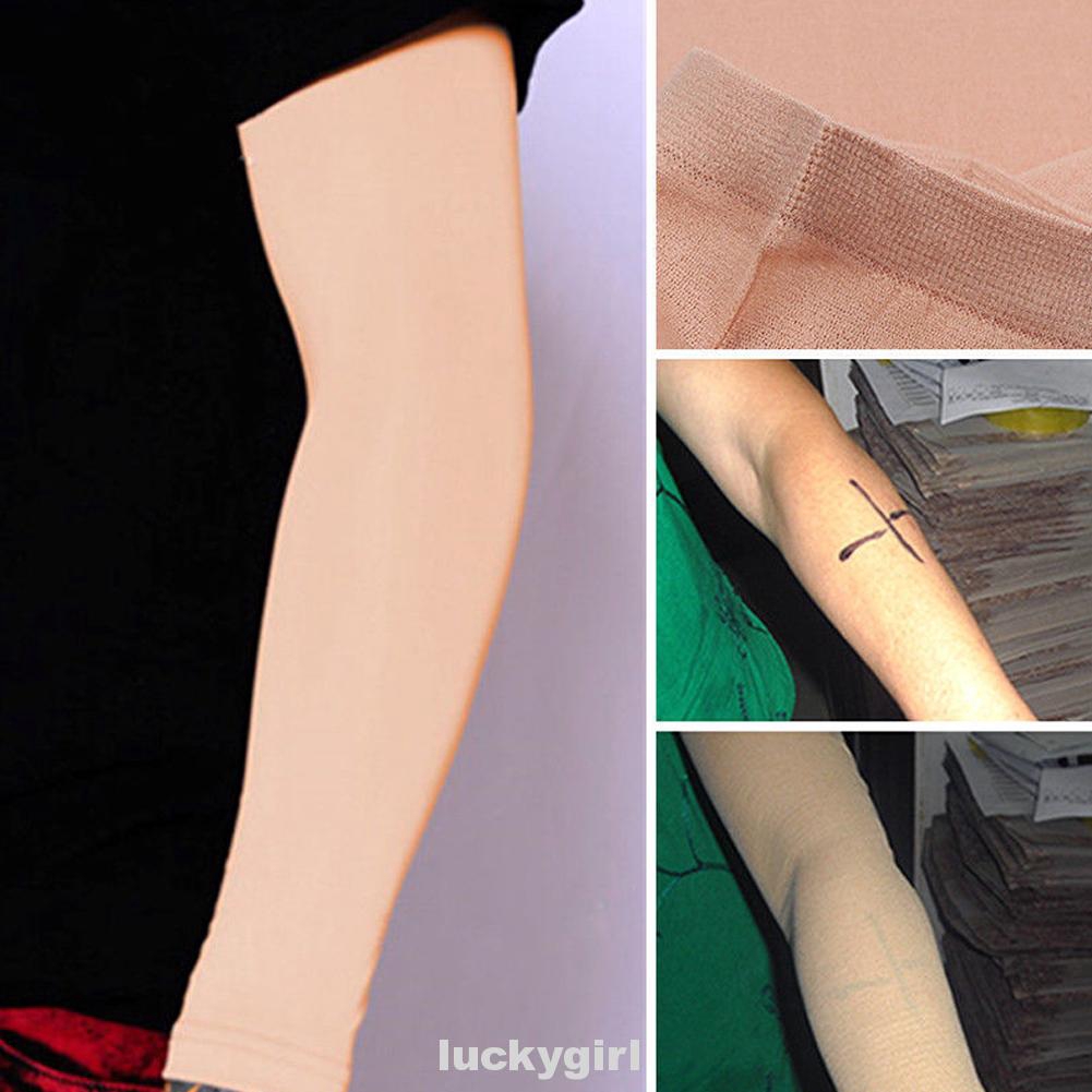Ống đeo cánh tay che hình xăm bằng nylon đàn hồi mềm thời trang thoáng khí bảo vệ chống tia UV
