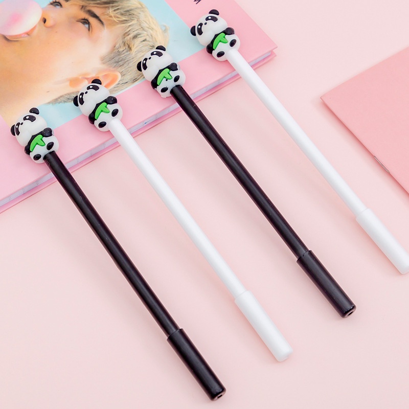 1 Bút Mực Nước Ngòi 0.5mm Hình Gấu Trúc Dễ Thương