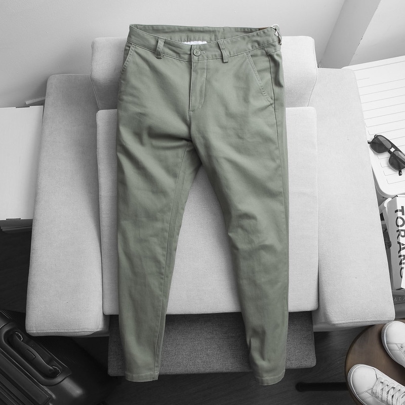 Quần kaki nam TORANO dáng basic, form chuẩn, vải vân bổ sườn DABK603