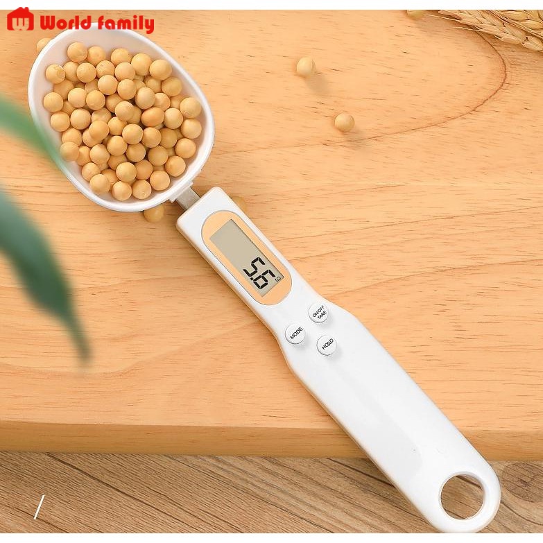 Cân điện tử tiểu ly dạng thìa_muỗng 500g/0.1 cân thực phẩm dụng cụ nhà bếp