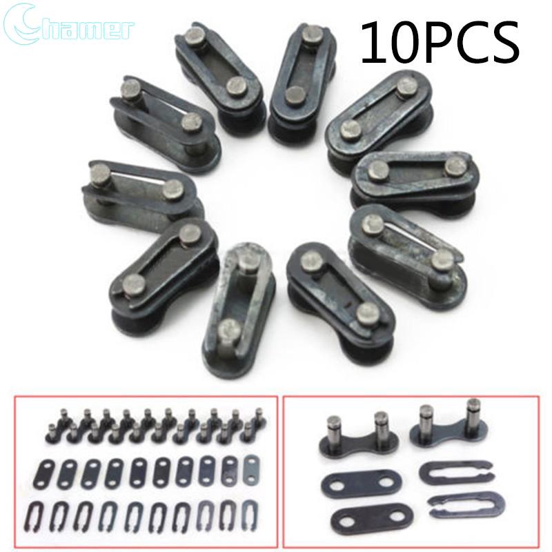 10 Pcs Bicycle Bike Single Speed Quick Chain Master Link Connector/Repair Kit