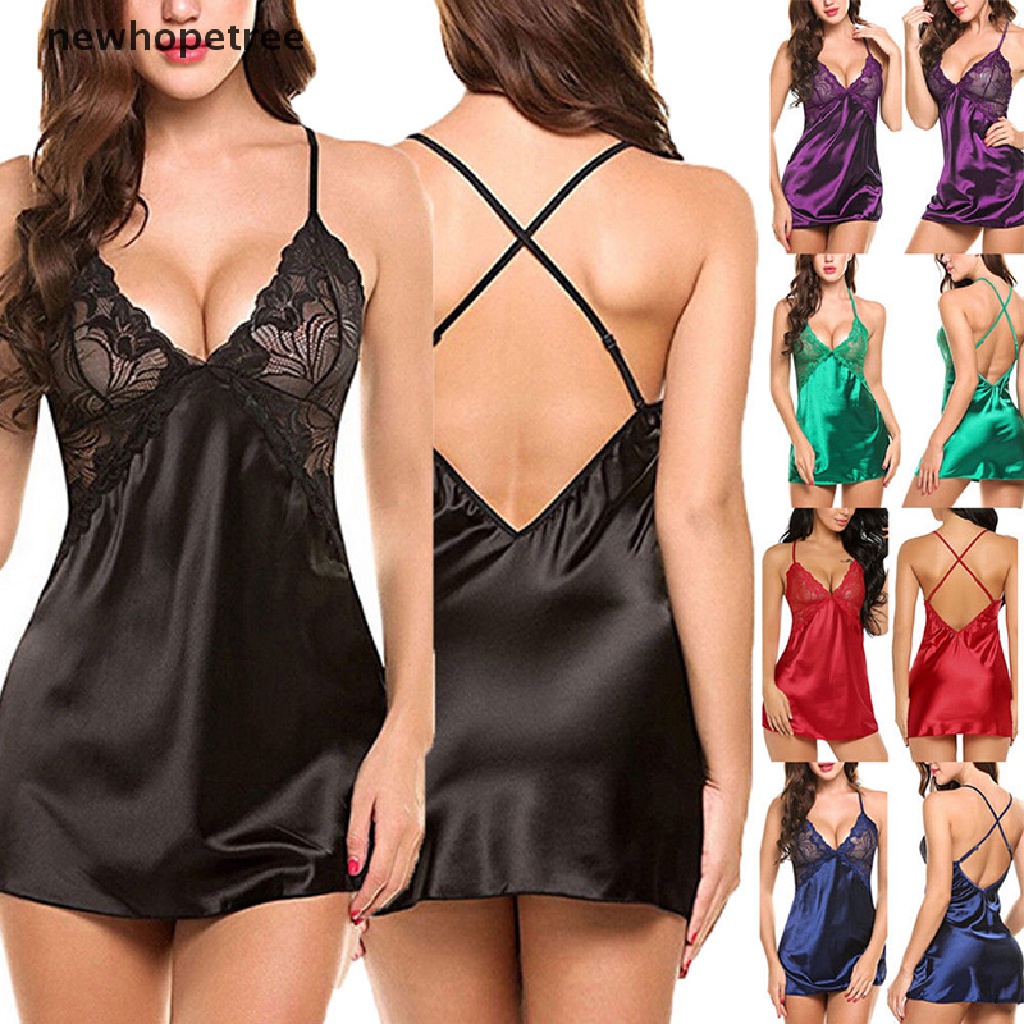 Đầm Ngủ BằNg VảI LụA GợI CảM Cho Nữ