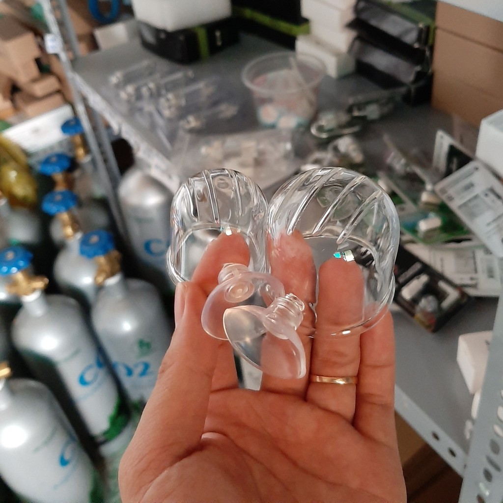 Cốc Trùn Thuỷ Tinh | Cốc Đựng Trùn Cho Cá Ăn | Phụ kiện thuỷ sinh Nấm Aquatools