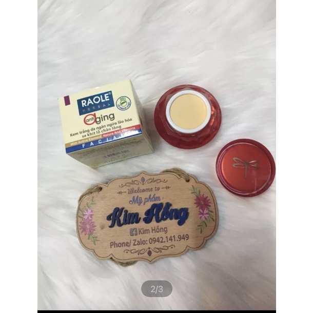 👸 KEM RAOLE CTY PHONG DOANH KEM TRẮNG DA NGĂN NGỪA LÃO HOÁ SE KHÍT LỖ CHÂN LÔNG 12g