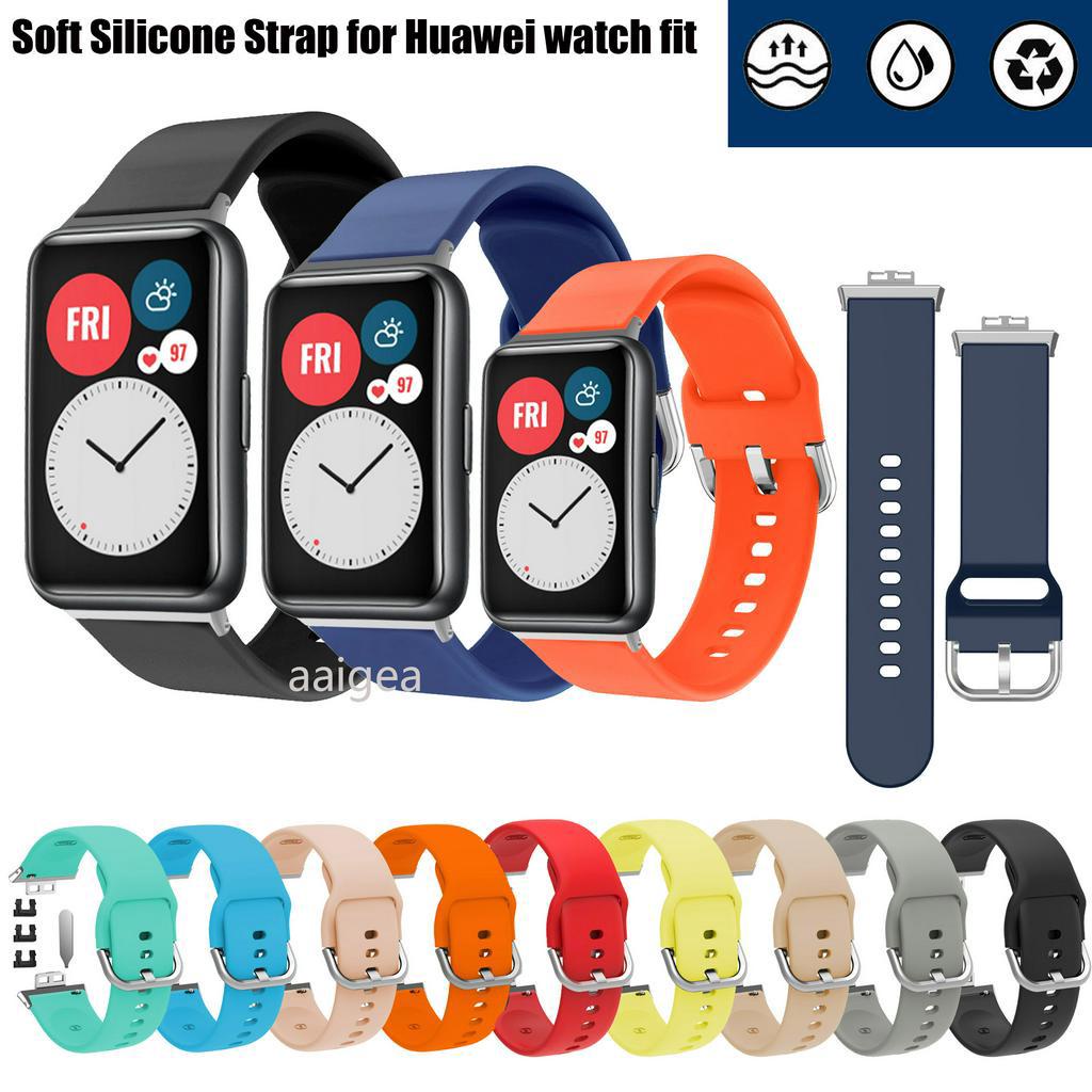 Dây đeo silicon mềm cho đồng hồ thông minh huawei fit