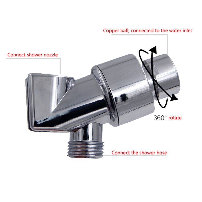 QQ Giá Đỡ Vòi Hoa Sen Gắn Tường Tùy Chỉnh Tiện Dụng Cho Phòng Tắm