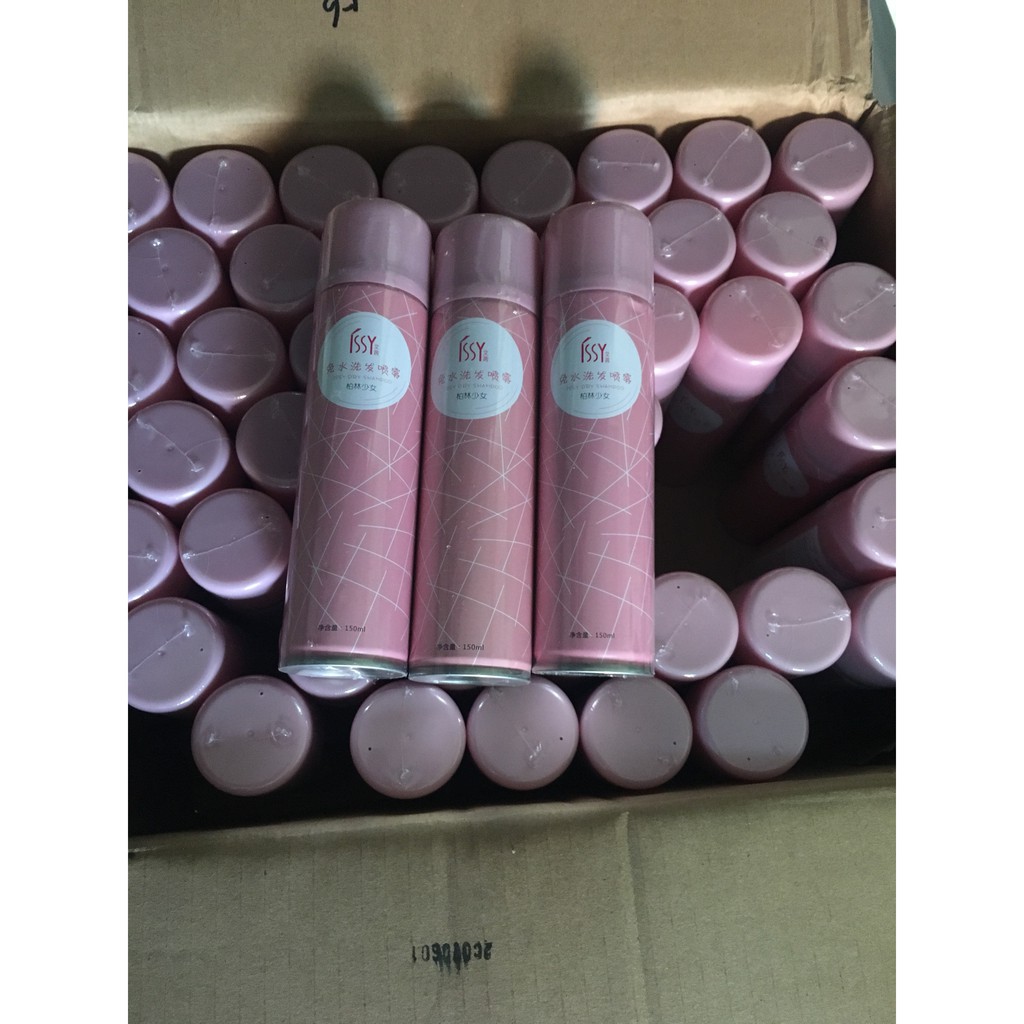 Xịt dầu gội khô không nước ISSY, FREESHIP, mùa đông 4 hương, chống bết | BigBuy360 - bigbuy360.vn