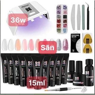 Bộ Gel gôm full đồ, tặng kèm máy hơ gel mini
