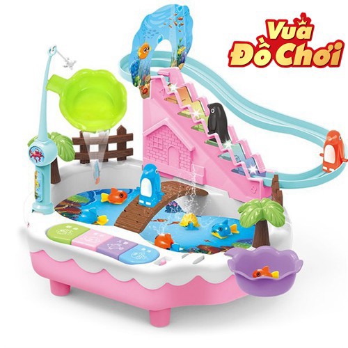 Bộ Đồ Chơi Câu Cá 3in1 - Cầu Trượt Chim Cánh Cụt ⚡️VUA ĐỒ CHƠI