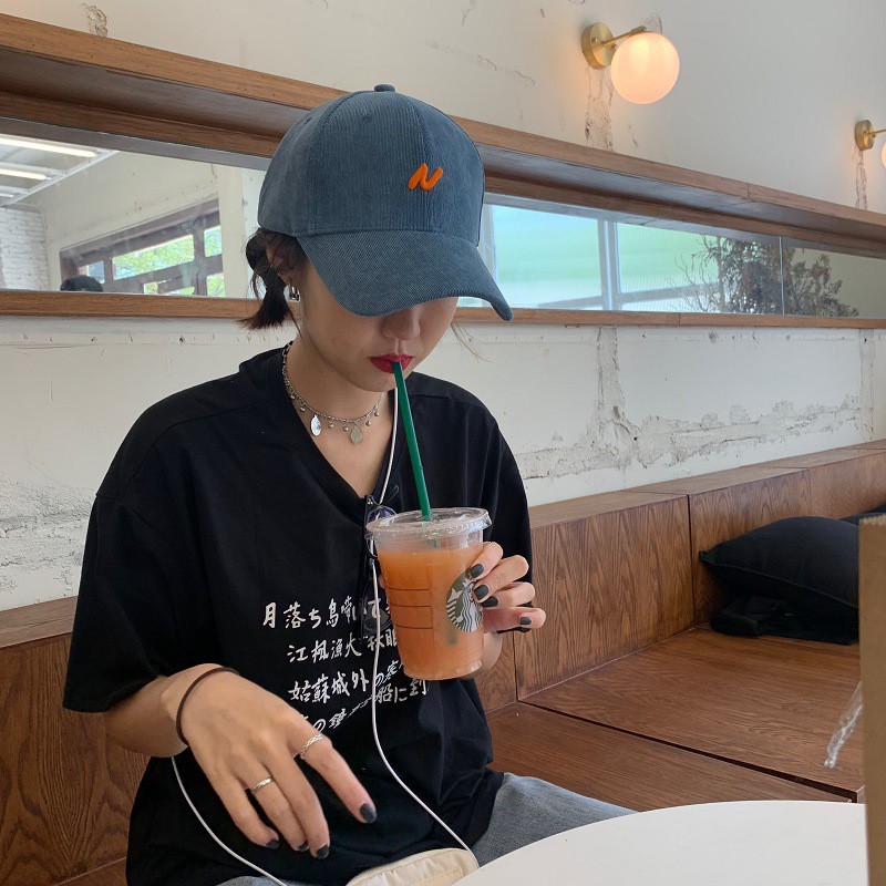 Mũ lưỡi trai nhung tăm nhiều màu trend 2021