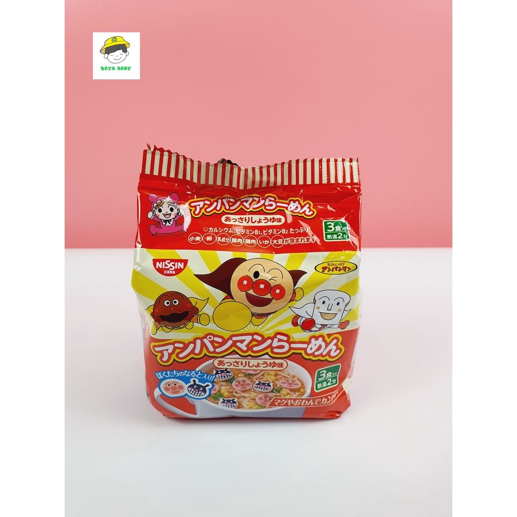 Mì Chú Hề Apaman Nissin, mì ăn dặm cho bé 90g Nhật Bản