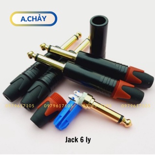 Jack 6li để hàn dây tín hiệu, đầu jack mạ vàng, giá 4 chiếc