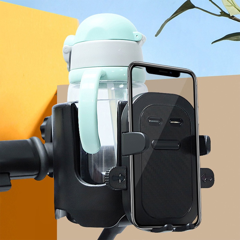 Giá Đỡ Điện Thoại / Cốc Nước Gắn Xe Đẩy Em Bé Tùy Chỉnh Tiện Dụng