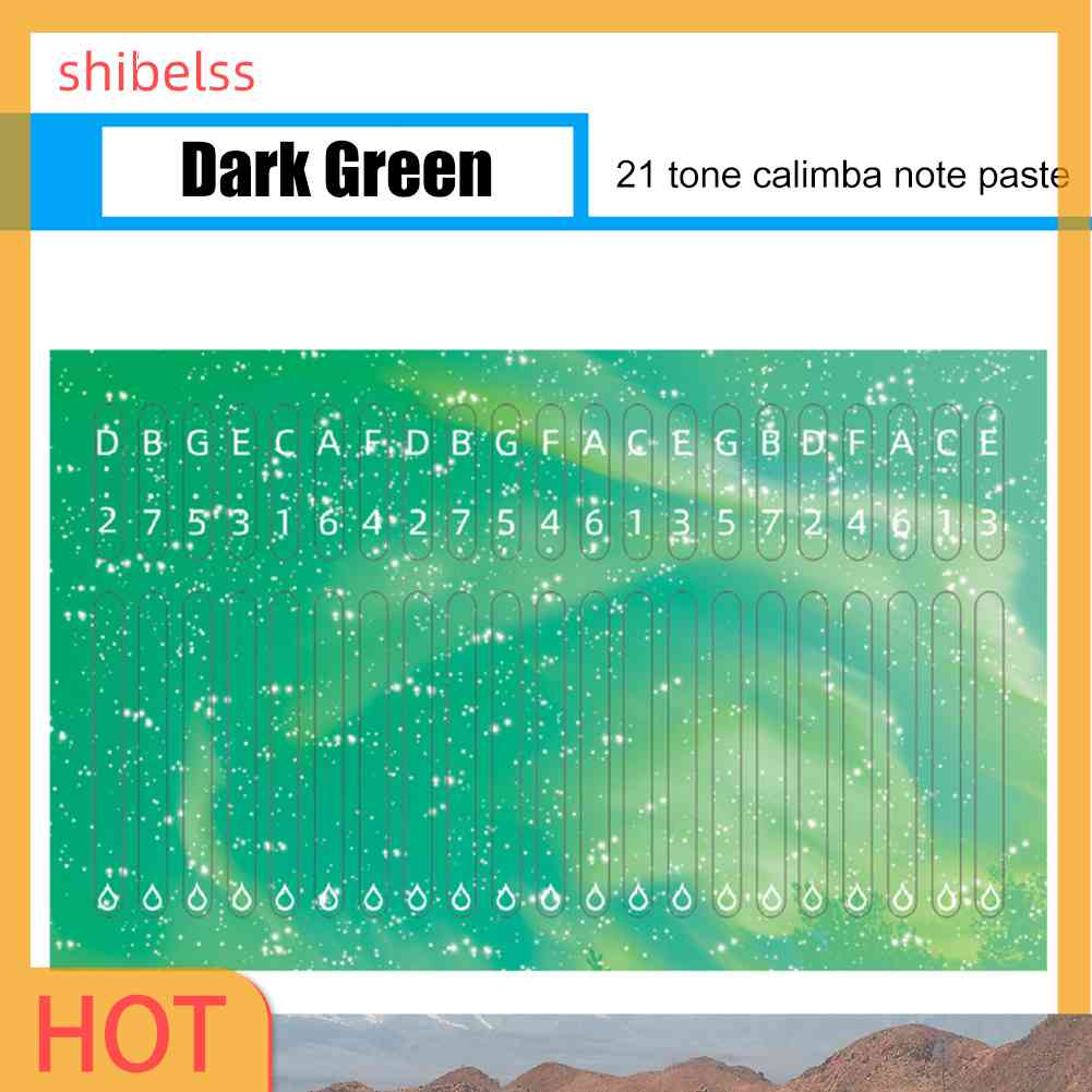 Miếng Dán Hình Logo Đàn Kalimba 21 Phím Cho Người Mới Bắt Đầu