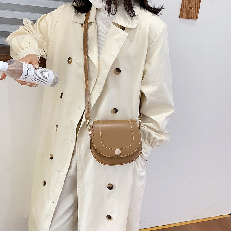 Túi xách đeo chéo vai hình tròn nhỏ thời trang 2022 cao cấp cho nữ