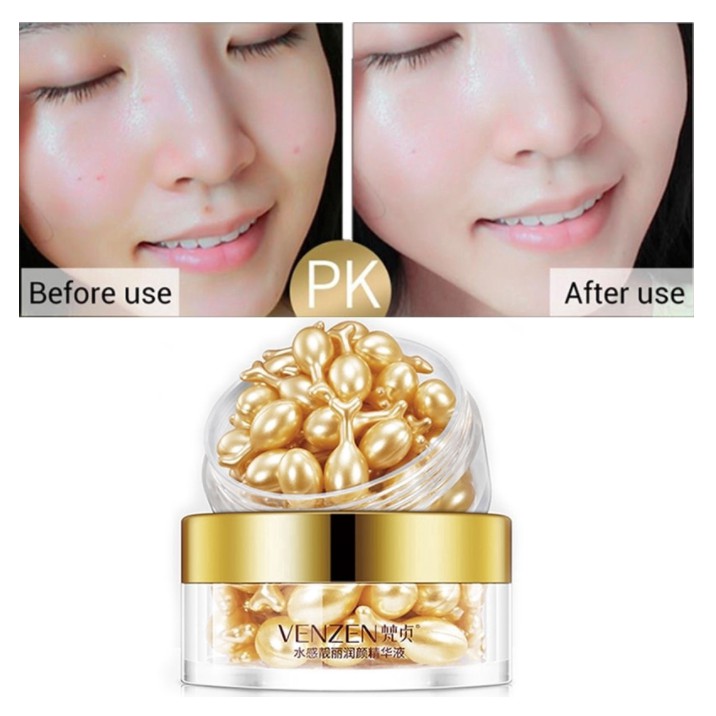 Serum viên dưỡng da căng bóng ETAE collagen thu nhỏ lỗ chân lông, căng mướt, sáng hồng A195