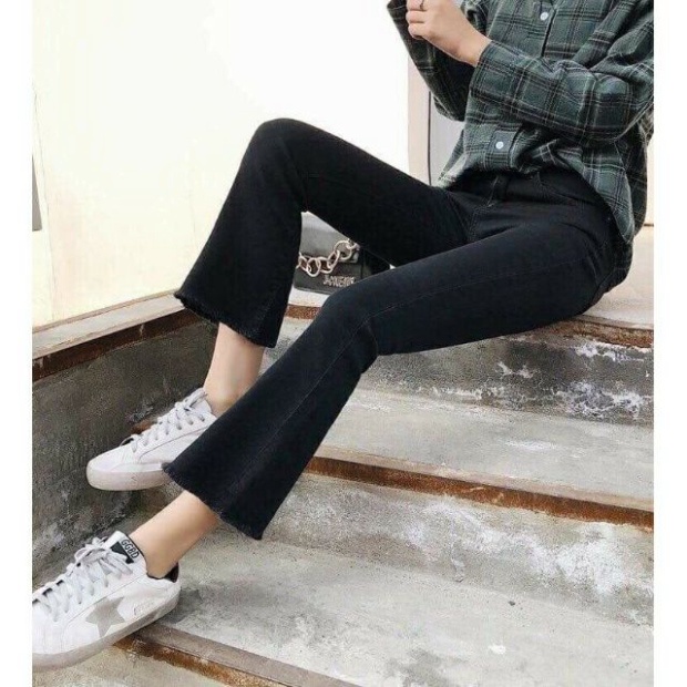 Quần skinny jean ống loe