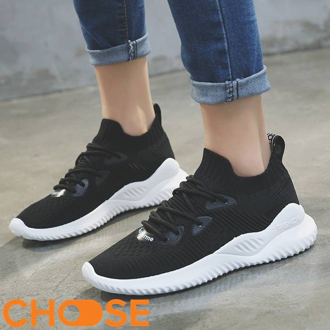 [Mã FAGREEN245 giảm 10% tối đa 30k đơn từ 99k] Giày Nữ Sneaker Choose Vải Cột Dây Siêu Nhẹ Thoáng Khí Tăng Chiều Cao | BigBuy360 - bigbuy360.vn