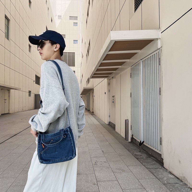 Túi Đeo Chéo denim Phong Cách Hàn Quốc Mới 2022 Gylb1418