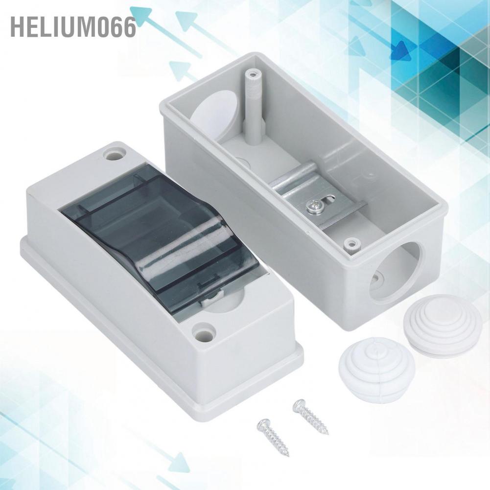 125x55x90mm Hộp bảo vệ phân phối nối điện tử chống nước IP66 có nắp trong suốt Helium066