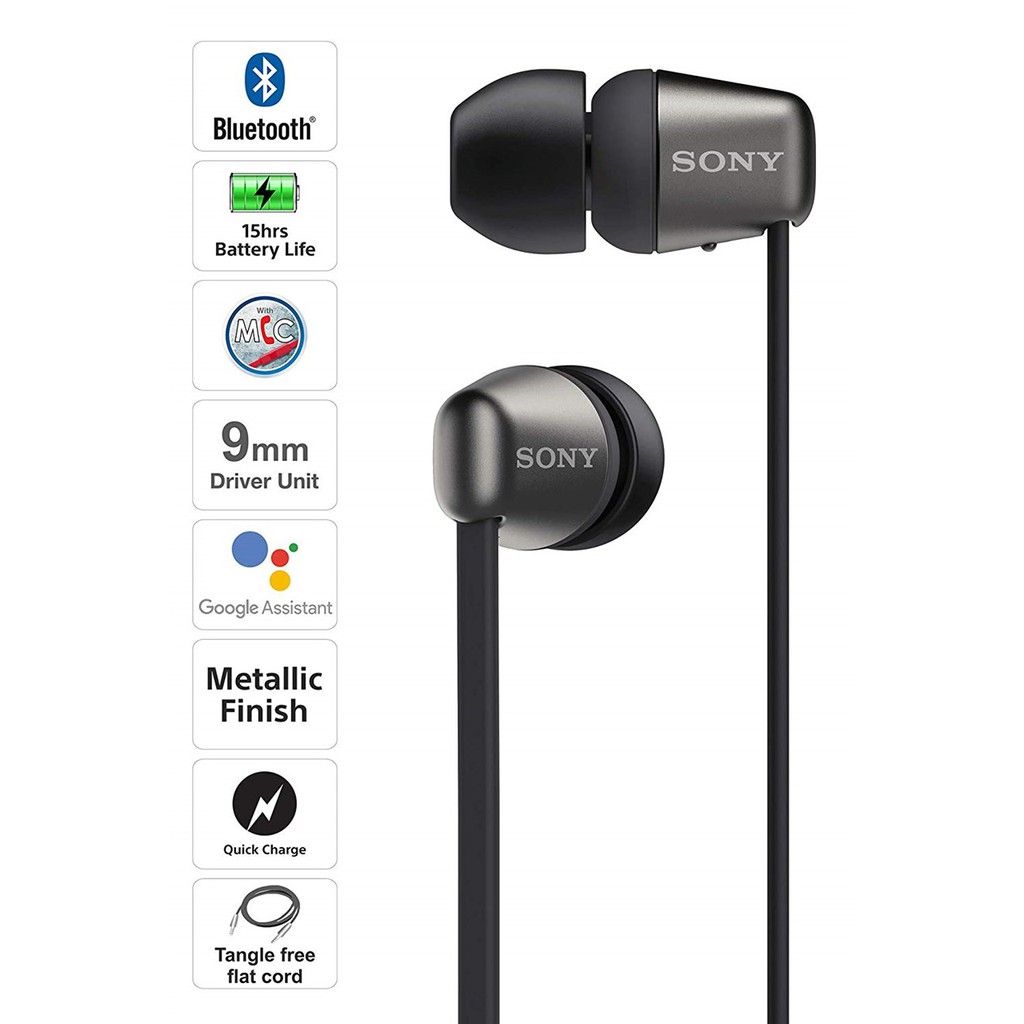 Tai nghe Sony In-ear không dây WI-C310 – BẢO HÀNH CHÍNH HÃNG 12 THÁNG