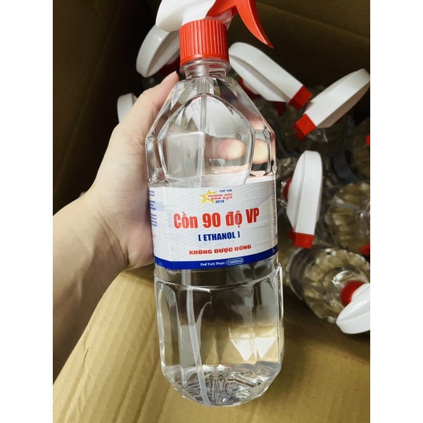Cồn 70 độ , 90 độ Vĩnh Phúc chai 1000ml có vòi và không vòi