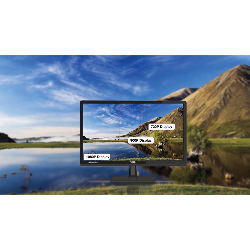 Màn hình LCD 21 inch VSP E2107H FHD TN 60Hz LED Monitor - Bảo hành 36 tháng