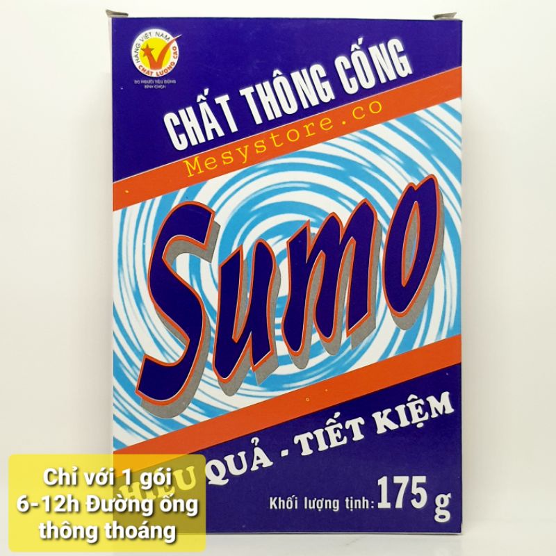 Bột Thông Cống Sumo 175G Chất Thông Cống Hiệu Quả Tiết Kiệm