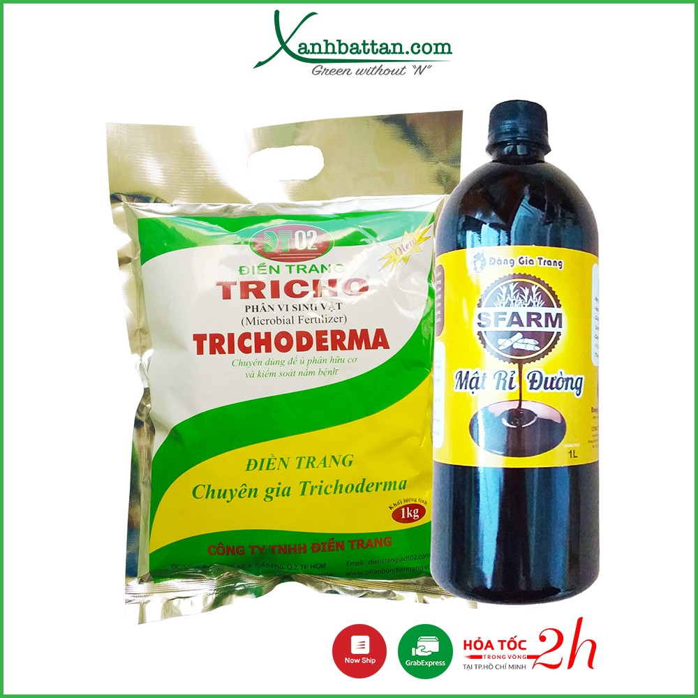 Bộ Đôi Rỉ Mật Mía Và Nấm Đối Kháng Trichoderma Ủ Phân Bón, Ủ Rác Nhà Bếp, Cải Tạo Và Xử Lý Đất Trồng