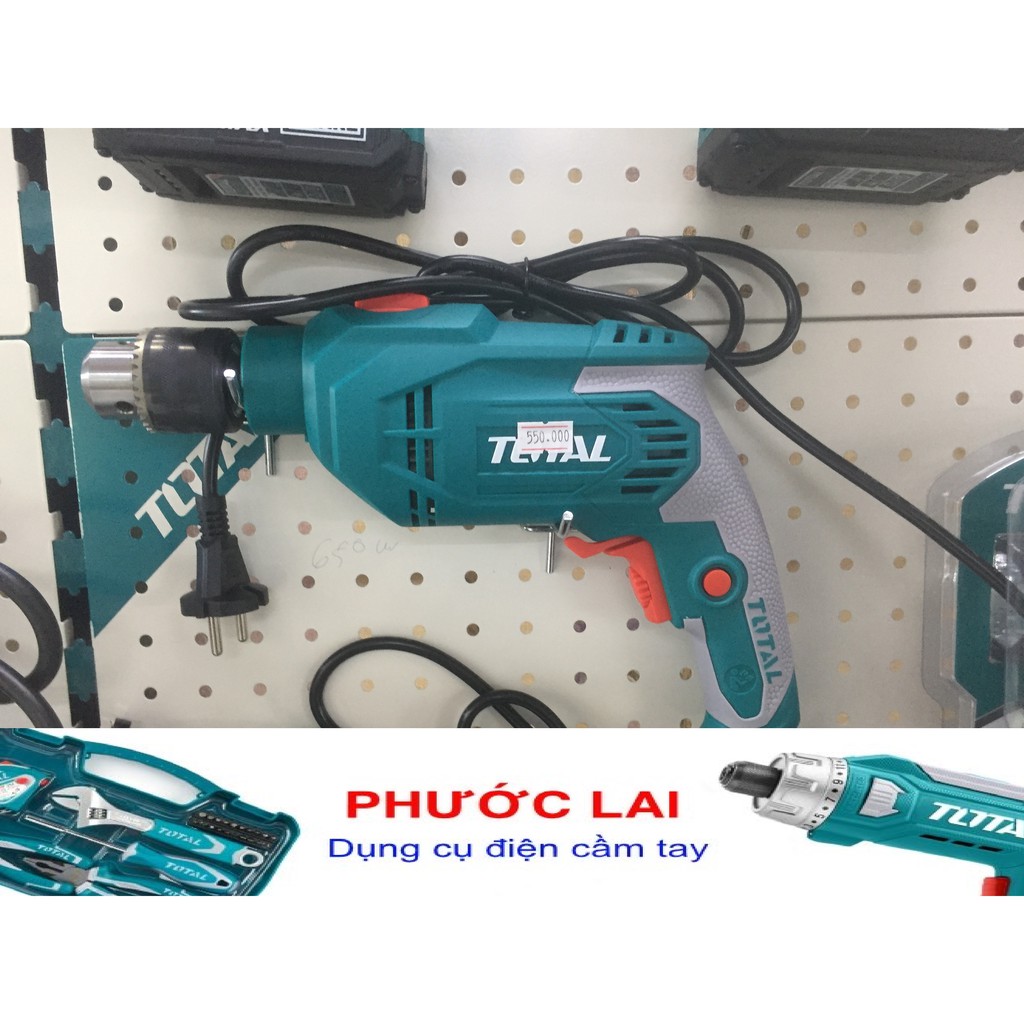 Máy khoan động lực cầm tay 650W 13mm TOTAL TG106136E