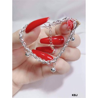lắc bạc ta đeo tay chân cho bé