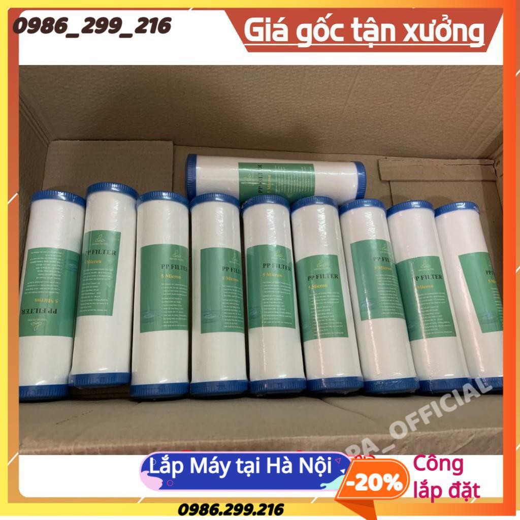 Combo 10 Lõi  Lọc Số 1 ♥️ Lõi Lọc Nước Đầu Nguồn( Nắp bịt có thay đổi do nhà CC)