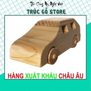 Xe đồ chơi gỗ an toàn giúp phát triển trí tuệ cảm xúc cho trẻ từ 3 đến 7 tuổi - Xe oto 7 chỗ