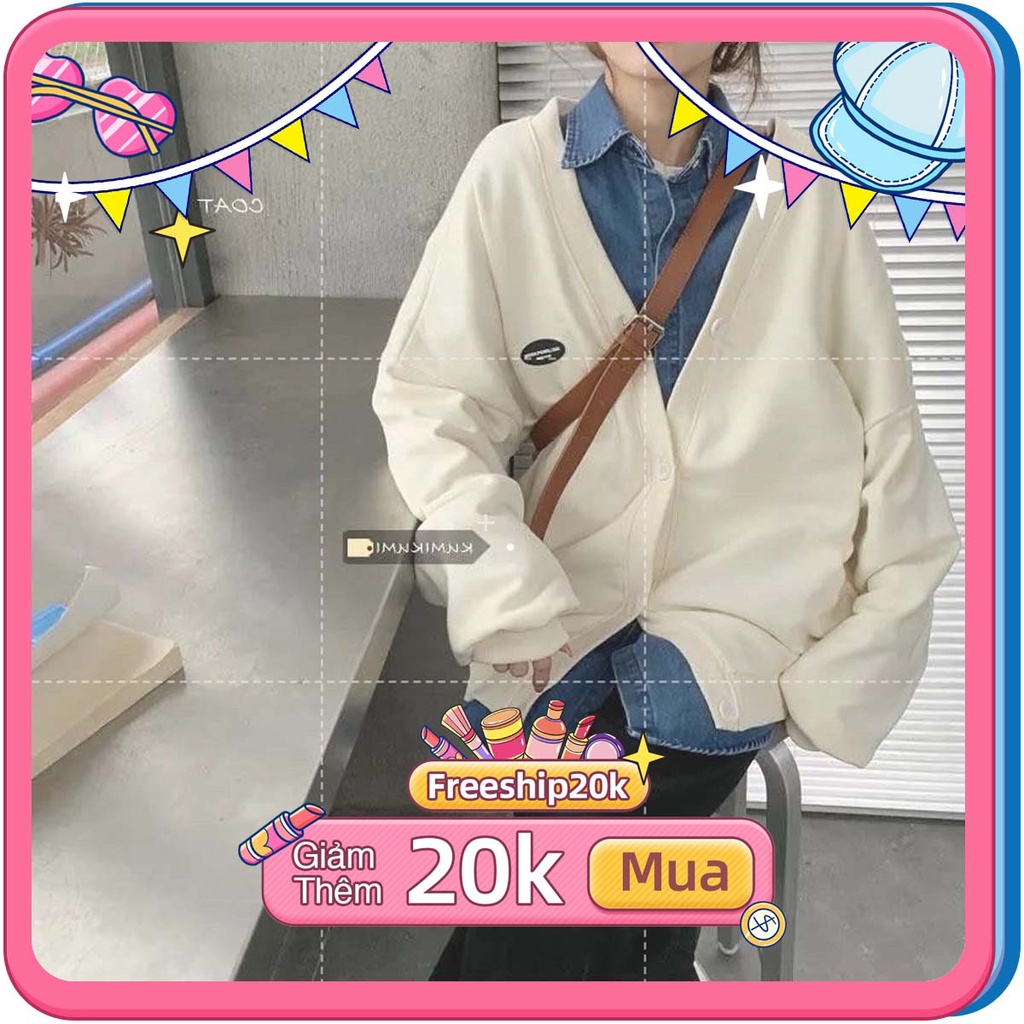 Áo Cadigan Tay Phồng Oversize Siêu Đẹp